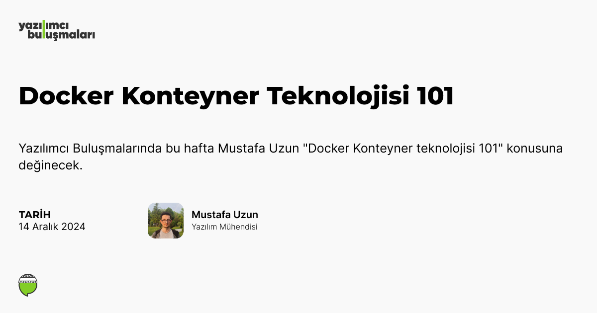 Docker Konteyner teknolojisi 101