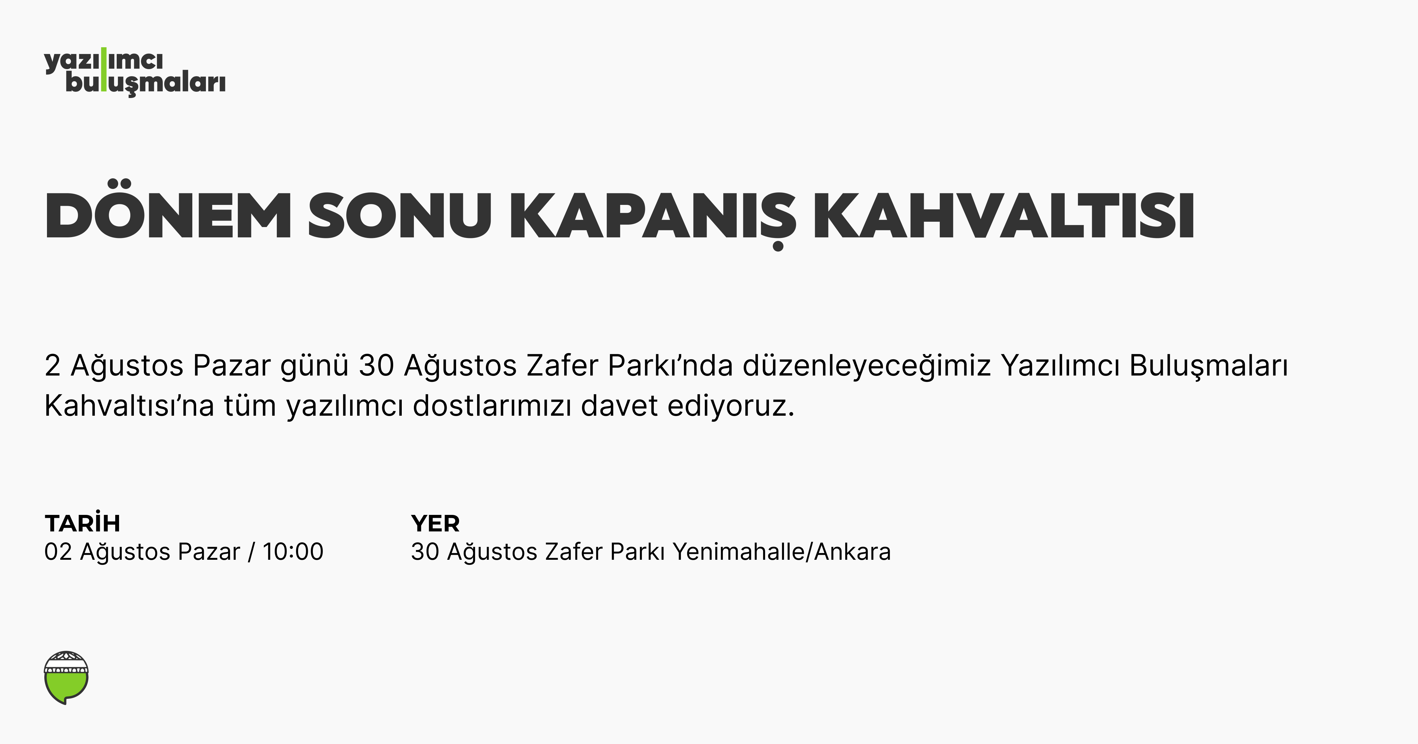 Dönem Sonu Kapanış Kahvaltısı 2026